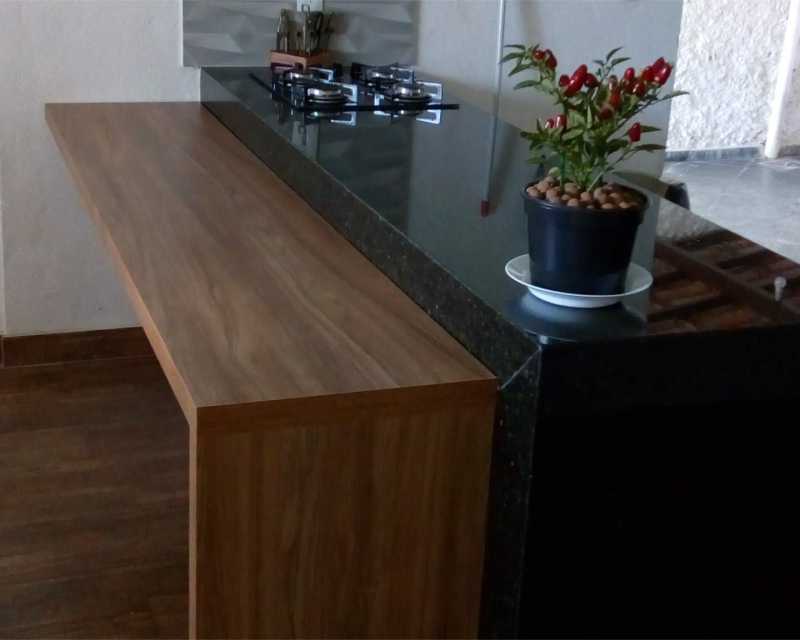 Ilha com forno e cooktop