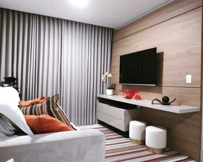 Painel com rack